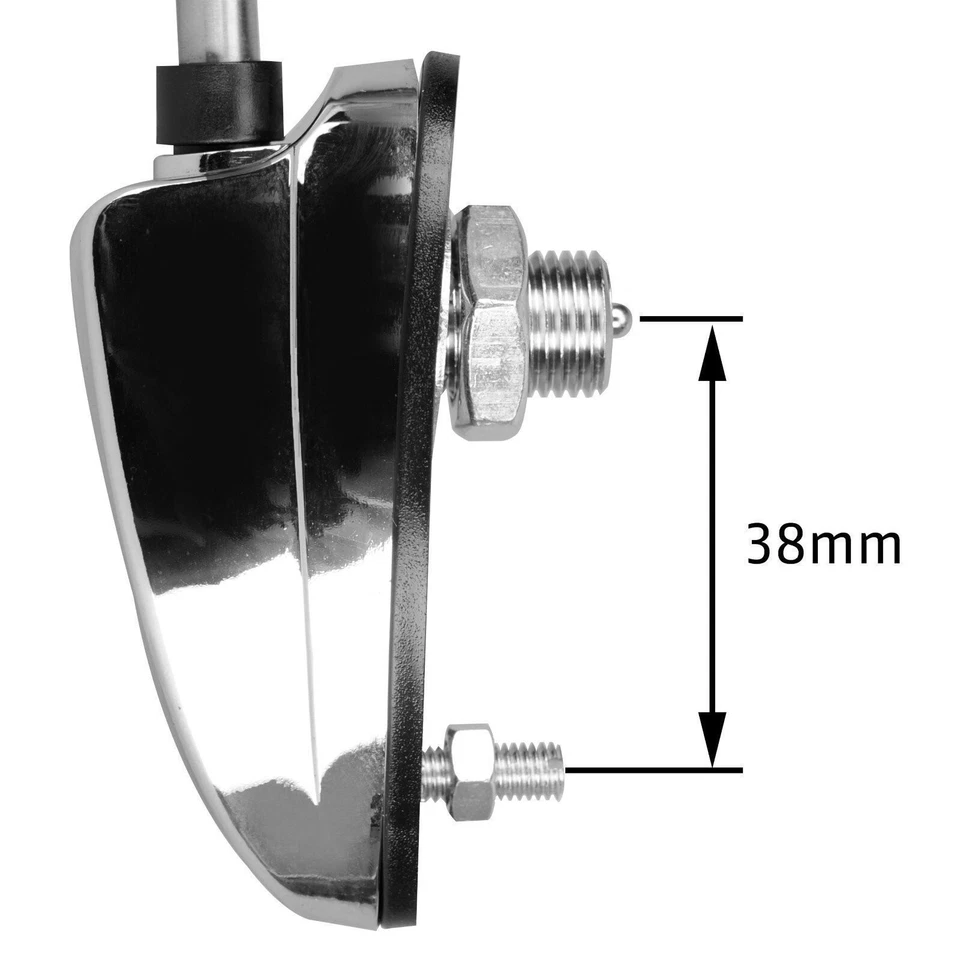 Antena de montaje lateral Volkswagen Beetle Super tipo 2 autobús poste único 1950-1979 Foto 2 de 3