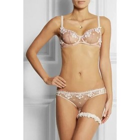 AGENT PROVOCATEUR SOLD OUT BETHANIE PEACH 32A & BRIEF 1 X SMALL or 2 SMALL BNWT