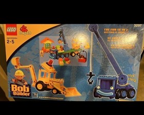LEGO 3297 DUPLO: Bob The Builder: Scoop Lofty at the Building Yard extras too
