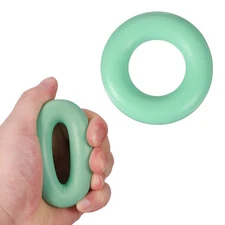 Grip Strength Trainer Rings, Hand Grip Strengthener, 2.8" & 40 LB & Green
