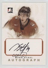 2007-08 ITG O Canada Auto Marc Staal #A-MS Auto 1e15