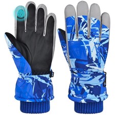 Kids Gloves Winter Girls Snow Gloves Boys with Touchscreen Waterproof Ski Win...