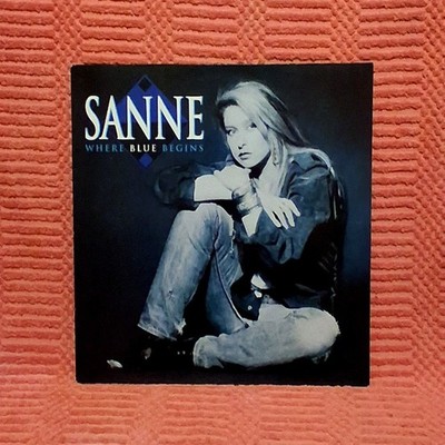 Sanne Salomonsen - LP - Where Blue Begins - Female Rock - New Unplayed - Texte