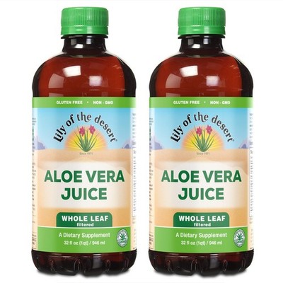 Aloe Vera Juice Drink, Whole Leaf, Vegan Dietary & Immune Support, Gluten Free