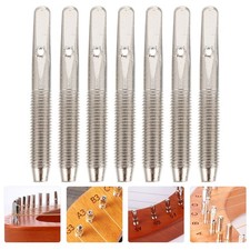 7Pcs Silver Harp String Pins Durable Metal Pegs for Lyre Harp Tuning