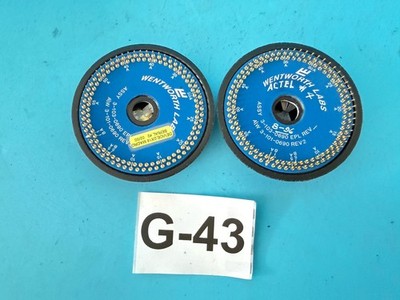 Lot of 2 Wentworth Labs ACTEL Probe/Test Wheels   3-103-0690 REV-2   Device 2×16