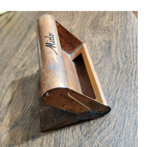 Very Rare Mido Metal Flip Top Watch Box