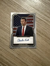 Custom Charlie Kirk Trading Card Patriotic USA Collectible Political Art