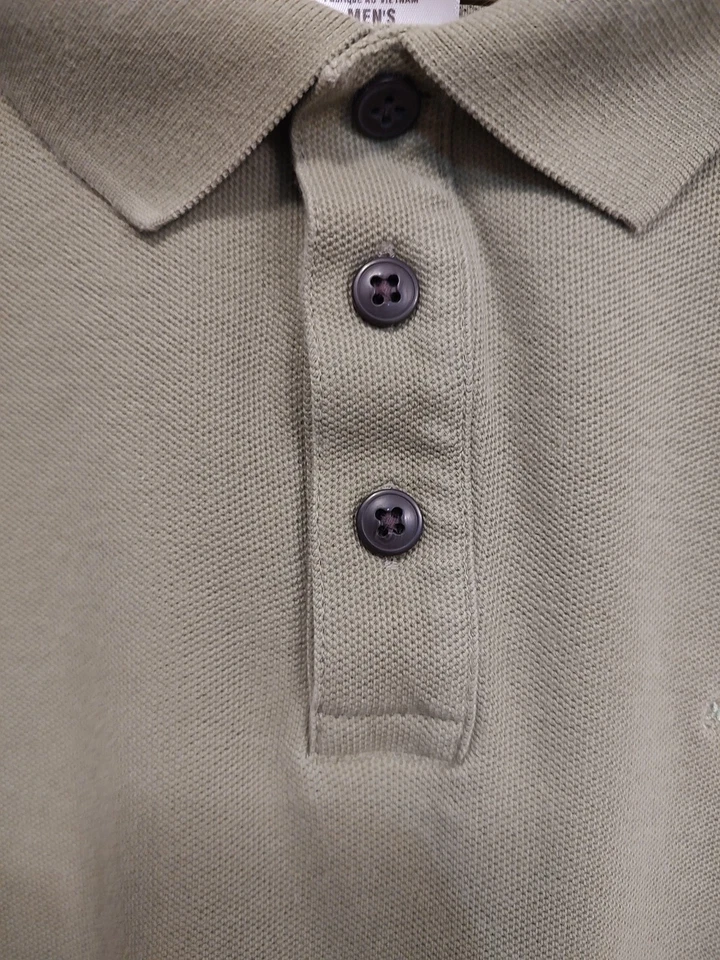 🔥 Camisa Polo Patagonia Algodón Orgánico Manga Corta (Hombre Xgrande) Verde Foto 4 de 4