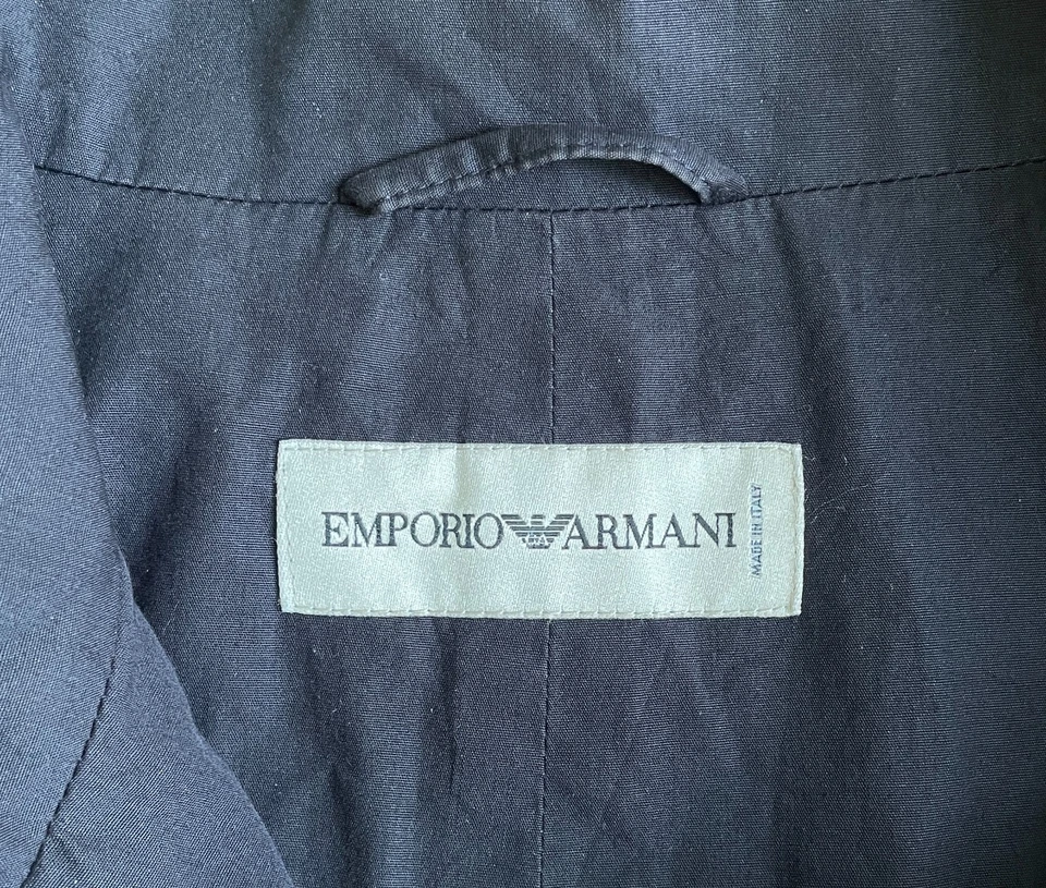 EMPORIO ARMANI Vintage Wind Breaker Jacket Dry Cean Only Made in Italy - Image 3 of 4