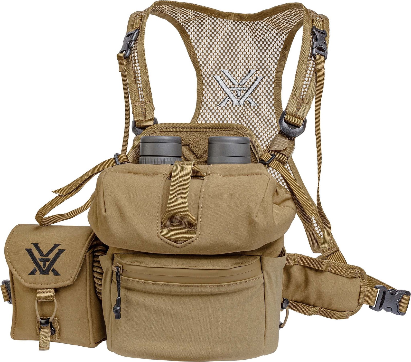Vortex GlassP Pro Binocular Harness, Tan, Large, 9in, 17oz, P600-L
