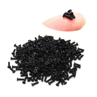 klein Mikro SenkkopfSchrauben Kreuzschlitz Schwarz Stahl M1 M1,2 M1,4 M1,6 M1,7