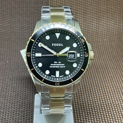 Fossil FS5653 FB-01 Three Hand Two-Tone 