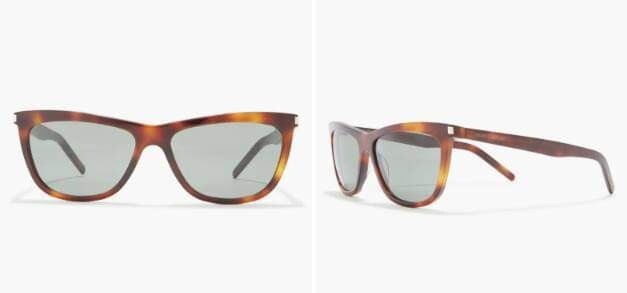 Saint Laurent58 mm occhiali da sole occhi di gatto nuovi con etichette