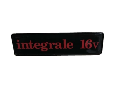 Emblem Seitenschweller Sill Badge Lancia Delta Integrale 16V 144 kw 82450181 - Bild 1 von 2