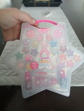 Kids Girl Makeup Kit   Washable Toy Set Cosmetic Palette   Reusable Case   NEW  