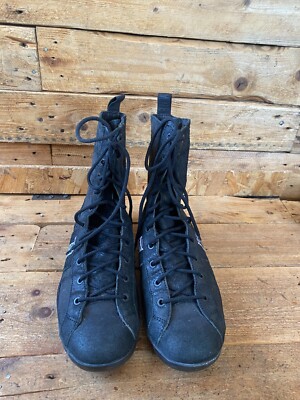 Vintage Dirk bikkembergs archives black suede trainers boots sz 41