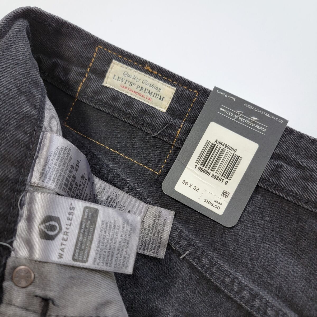 Levi's Premium Quality Denim Jeans Lot 50's STRAIGHT Big E Levi's Premium Quality Denim Jeans Lot 50's STRAIGHT Big E