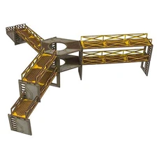 WWG Industry of War Battlefield Kit 7 – Pre-Painted – Wargaming Terrain Model