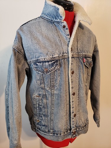MEN Levis Sherpa trucker Denim jacket 