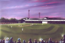 Cricket at Bradford Park Avenue - A3 Poster Print