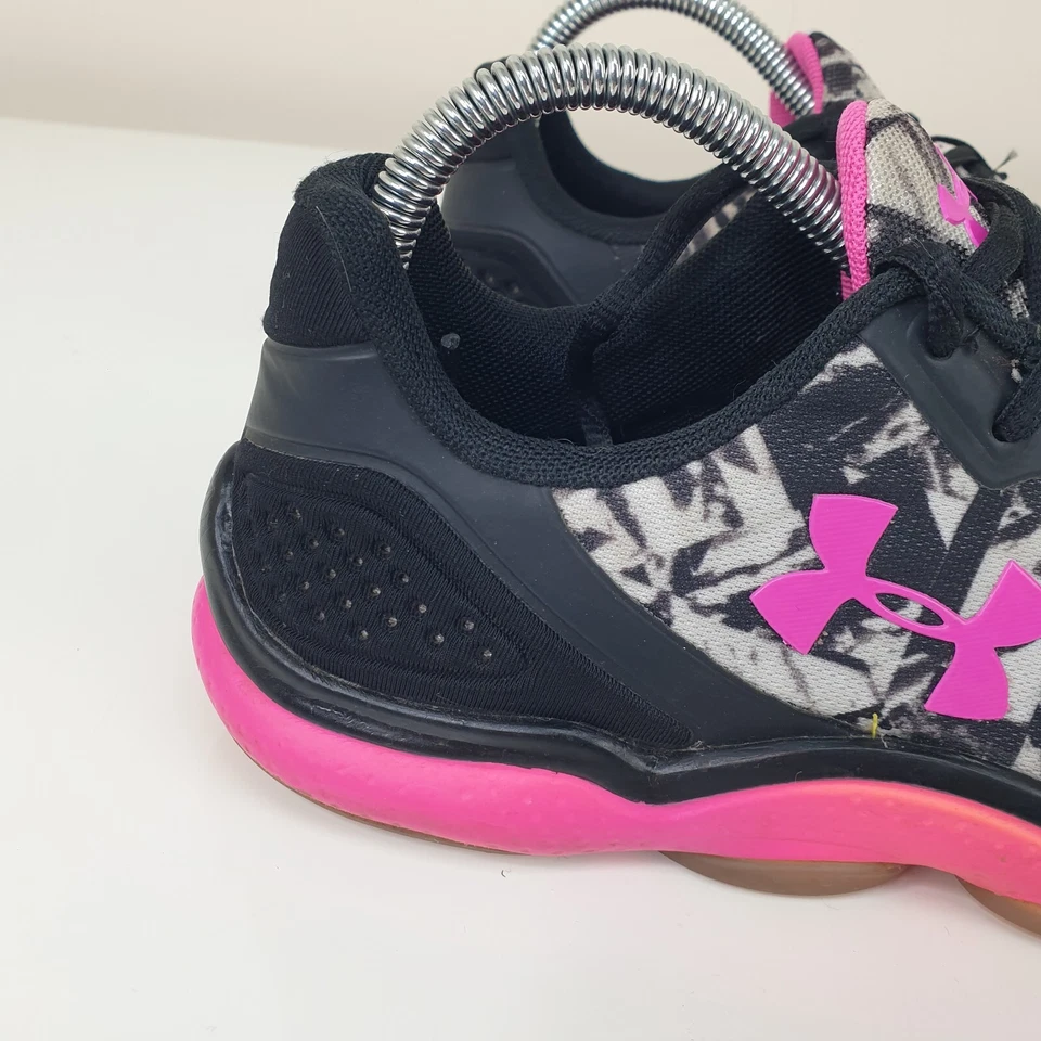Under Armour Micro G Sting Mujer Reino Unido 5.5 Negro Mármol Zapatos para Correr Tenis - Imagen 3 de 4
