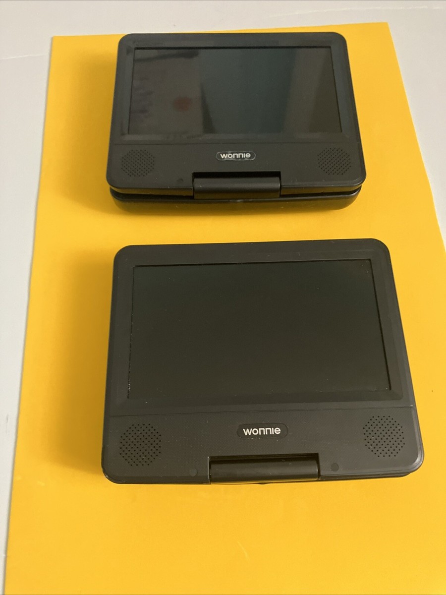 Wonnie W-703 Black Portable DVD Player (No power cord or remote