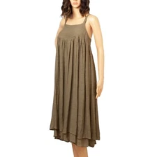 Grade and Gather Bohemian Flowing Dress, Size S