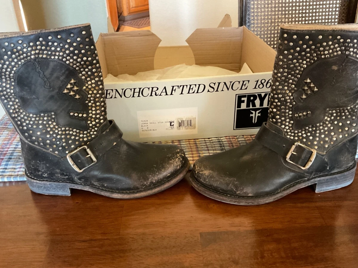 Frye cheap studded booties