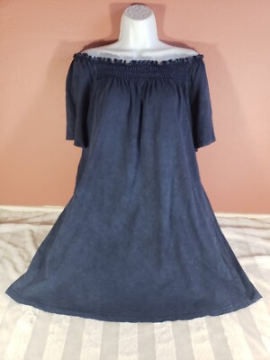 french connection beach dress Chisulo Smocking Off Shoulder Indigo Blue Womens M Choose Your Fabric Type:Cuddle (Minky) 58” 100% Polyester 3mm Pile with a simple square Must-Haves Some outfits don't need