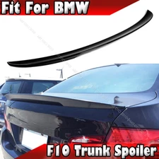 US 2011-2016 Fits BMW 5-Series F10 4D High Kick P Rear Trunk Spoiler Color Black