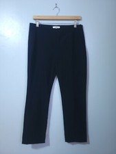 Vince Women's Size L Stitch Front Seam Ponte Leggings Black VR52921199