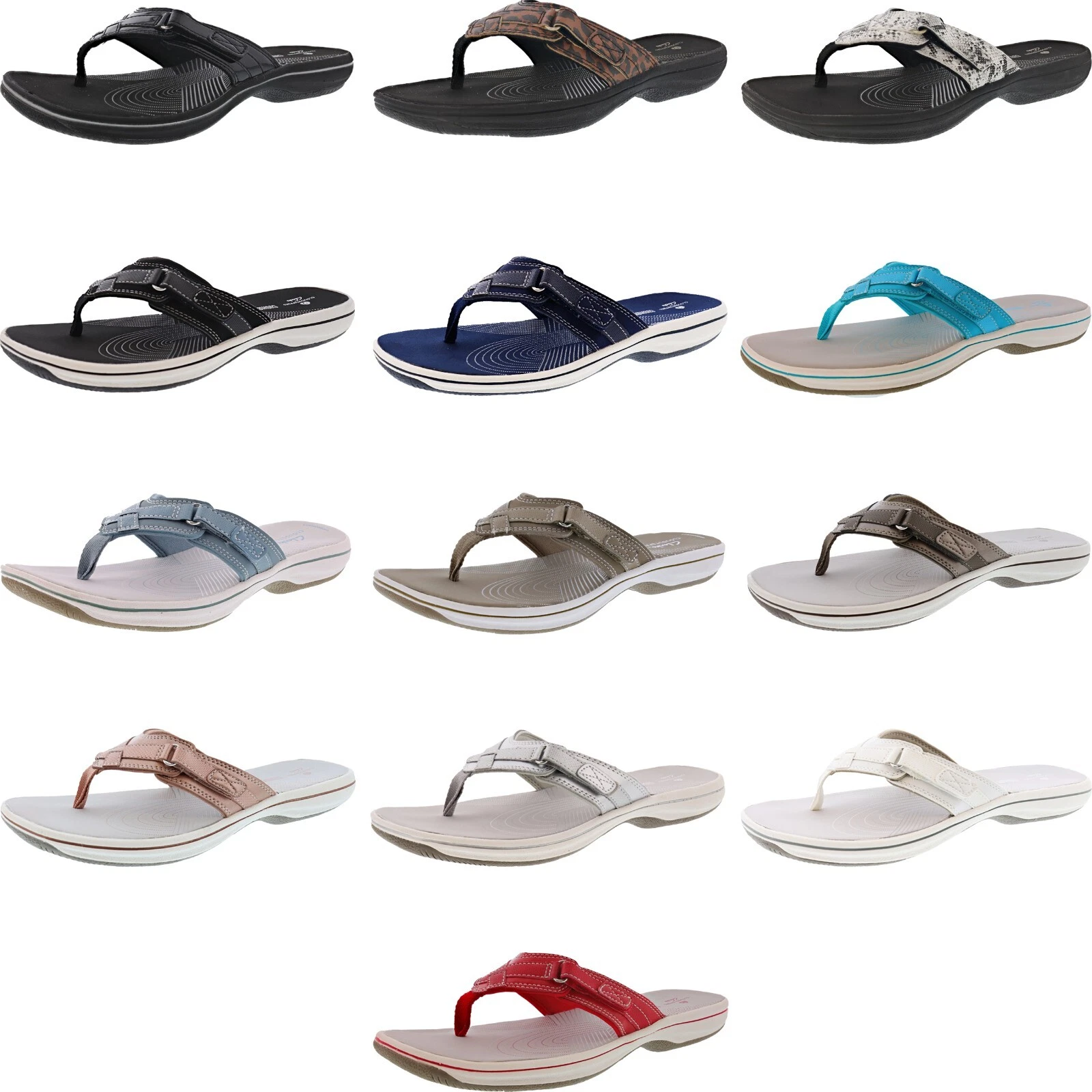 CLARKS WOMEN'S BREEZE SEA LIGHTWEIGHT FLIP-FLOPS
Opens in a new window or tab