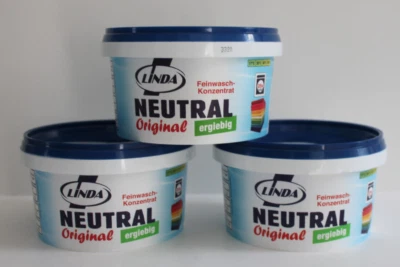 LINDA Neutral Feinwaschkonzentrat 3 x 375 ml = 1125 ml, Waschmittel - Bild 1 von 4