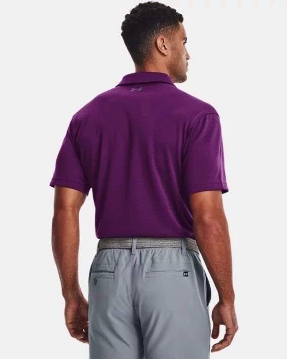 Purple under sales armour golf shirt