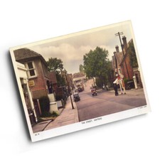 A6 PRINT - Vintage Surrey - The Street, Ashtead (bc)
