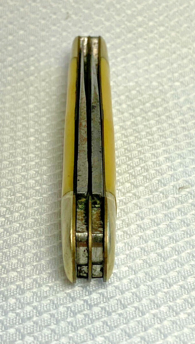 Vtg German Eye Knife Carl Schlieper Eye Brand Two Folding Blade