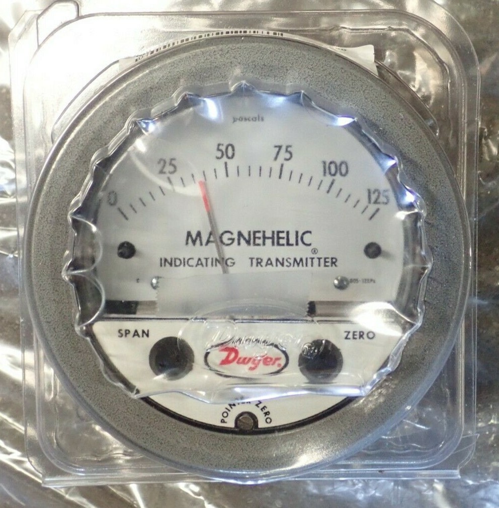 DWYER 605125PA SERIES 605 DIFFERENTIAL PRESSURE INDICATING TRANSMITTER