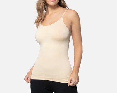 UNDEROUTFIT  Shaping Cami Tank Adjustable Straps Tank 4XL #680 NUDE