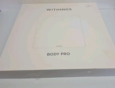 Withings Body Pro Smart Scale WBS09 White Bluetooth WiFi iOS Android   Preowned