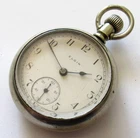 Antique Elgin Pocket Watch 18 size 15 jewels Oresilver case for REPAIR