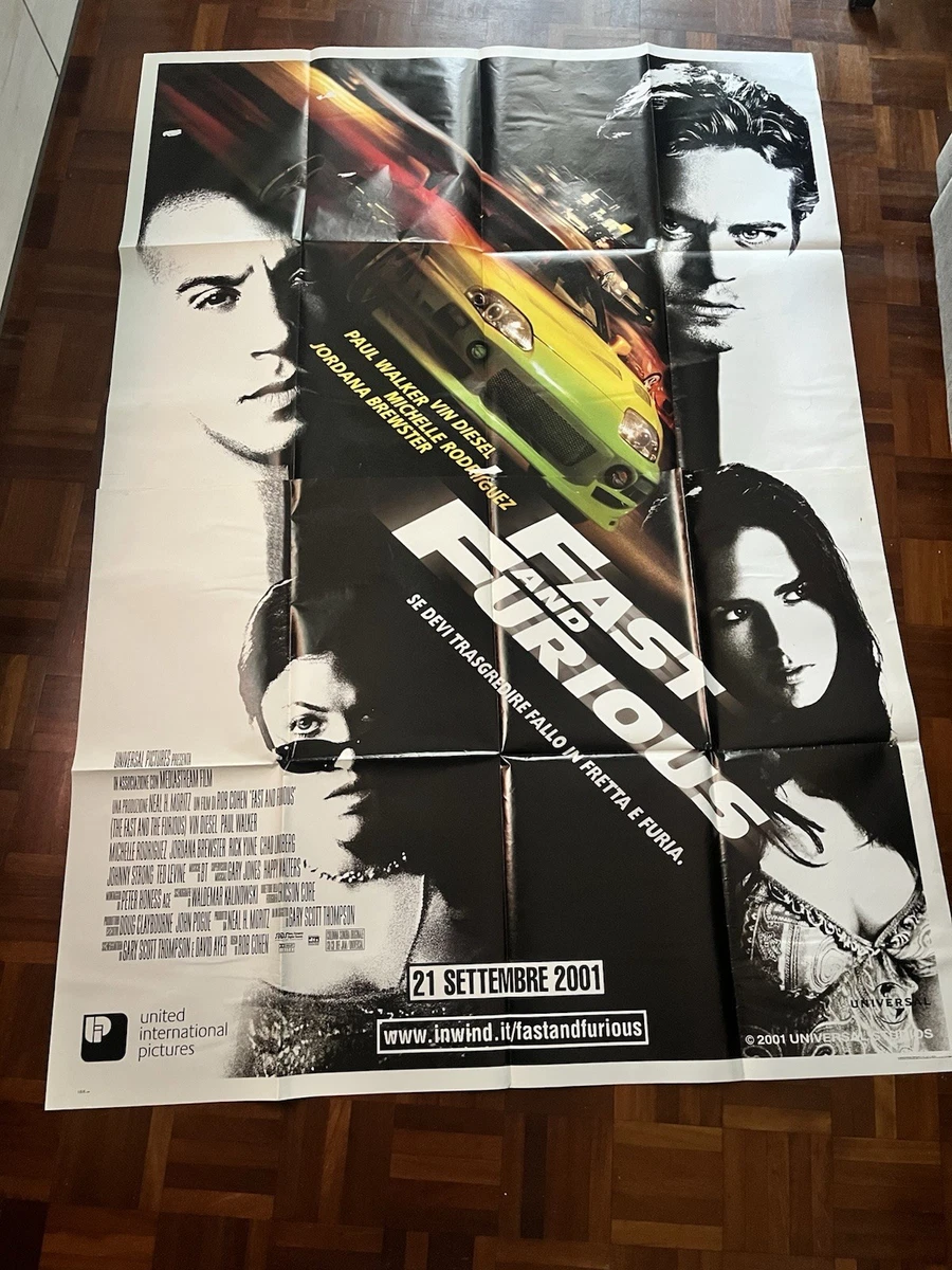 ARTSPRINTS Paul Walker Fast And Furious - Stampa Su Tela Incorniciata 60x40 Cm 1291122