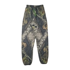 Vintage JERZEES Outdoor Joggers Sweatpants Mossy Oak Camo Mens Small Y2K
