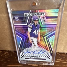 Panini 2024 Rookies & Stars Will Reichard True Blue Rookie Auto #/499 Vikings 