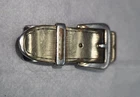 Antique Sterling/14k Gold Plated Belt Buckle Style Money Clip.