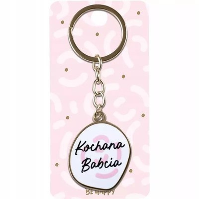 Brelok na dzień Babci z napisem Kochana Babcia Be-Happy Gifts