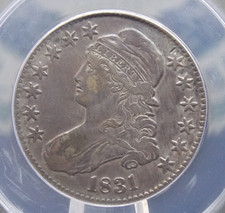 1831 Capped *BUST* Half Dollar 50c ANACS VF30 Details #562 Very Fine ECC&C, Inc.