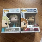 Set of 2 Funko Pop! Vinyl: Disney - Elsa #1319 and Frozen 2 Anna #598