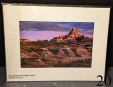 Photograph Badlands National Park South Dakota  Scenic 12x16 matted Art
