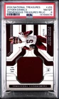 2024 NATIONAL TREASURES TREMENDOUS TREASURES RELICS JAYDEN DANIELS RC /99 PSA 8